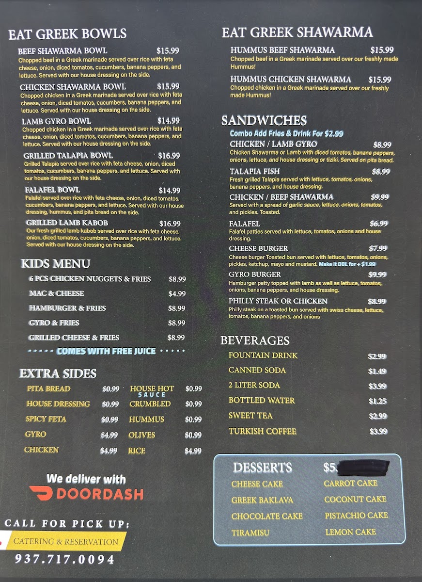 Menu Eat Greek And More-2